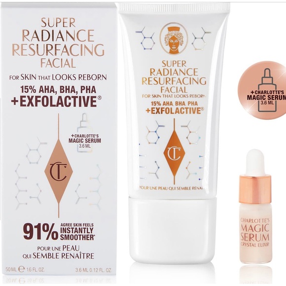 New - Charlotte Tilbury Exfoliating Face Mask - Picture 1 of 13